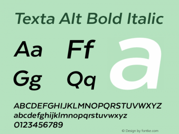 Texta Alt Bold