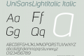 UniSansLightItalic