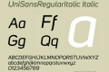 UniSansRegularItalic