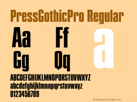 PressGothicPro