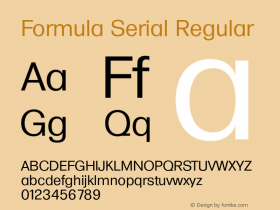 Formula Serial