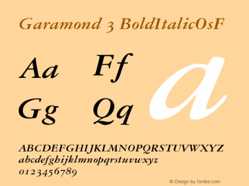 Garamond 3