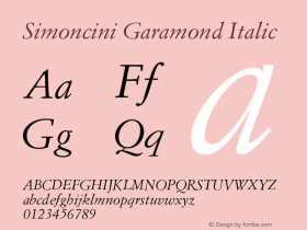 Simoncini Garamond