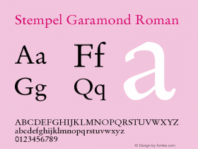 Stempel Garamond