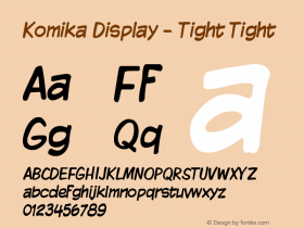 Komika Display - Tight