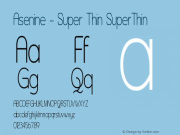 Asenine - Super Thin