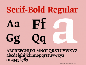 Serif-Bold