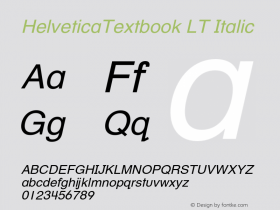 HelveticaTextbook LT