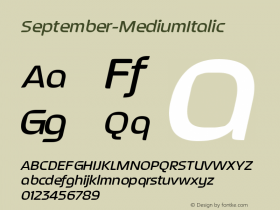 September-MediumItalic