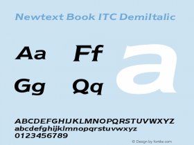 Newtext Book ITC