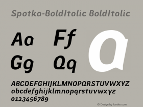 Spotka-BoldItalic