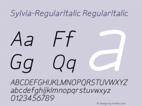 Sylvia-RegularItalic