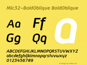 Mic32-BoldOblique