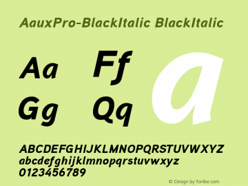 AauxPro-BlackItalic