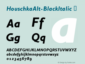 HouschkaAlt-BlackItalic