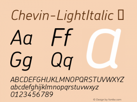 Chevin-LightItalic