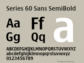 Series 60 Sans