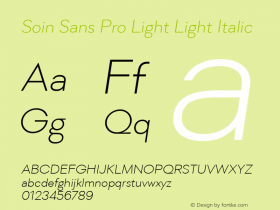 Soin Sans Pro Light