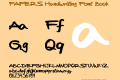 FAFERS Handwriting Font