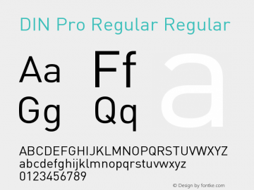 DIN Pro Regular