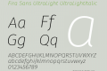 Fira Sans UltraLight