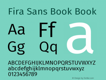 Fira Sans Book