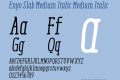 Enyo Slab Medium Italic