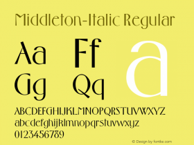 Middleton-Italic