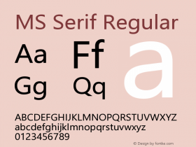 MS Serif