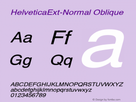 HelveticaExt-Normal