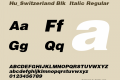 Hu_Switzerland Blk Italic