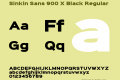 Sinkin Sans 900 X Black