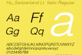 Hu_Switzerland Lt Italic