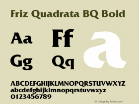 Friz Quadrata BQ