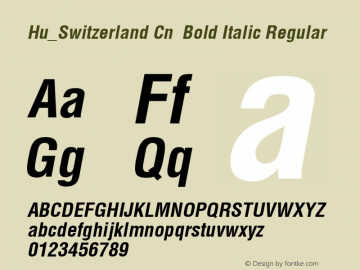 Hu_Switzerland Cn Bold Italic