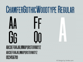 ChamferGothicWoodtype