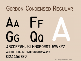 Gordon Condensed