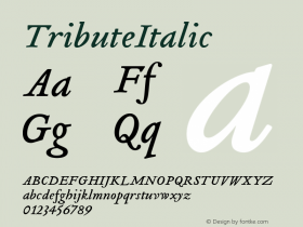 TributeItalic