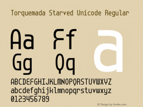 Torquemada Starved Unicode