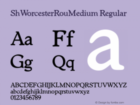 ShWorcesterRouMedium