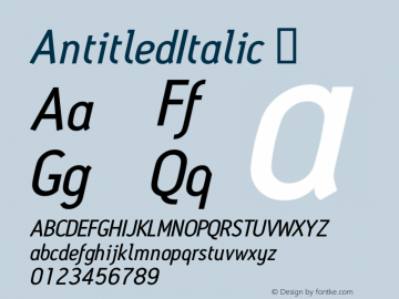 AntitledItalic