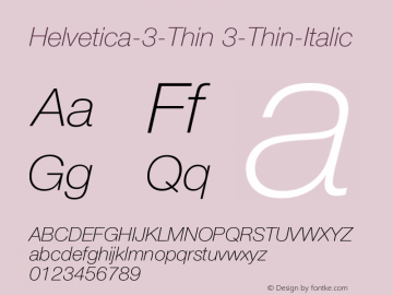 Helvetica-3-Thin