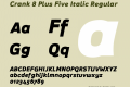 Crank 8 Plus Five Italic