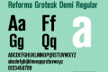 Reforma Grotesk Demi