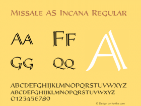 Missale AS Incana