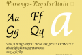 Parango-RegularItalic