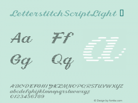 LetterstitchScriptLight