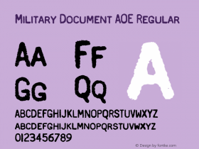 Military Document AOE