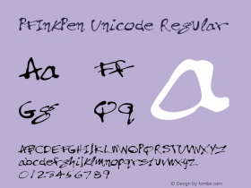 PFInkPen Unicode