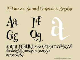 PFBuzzz Normal Unicodes